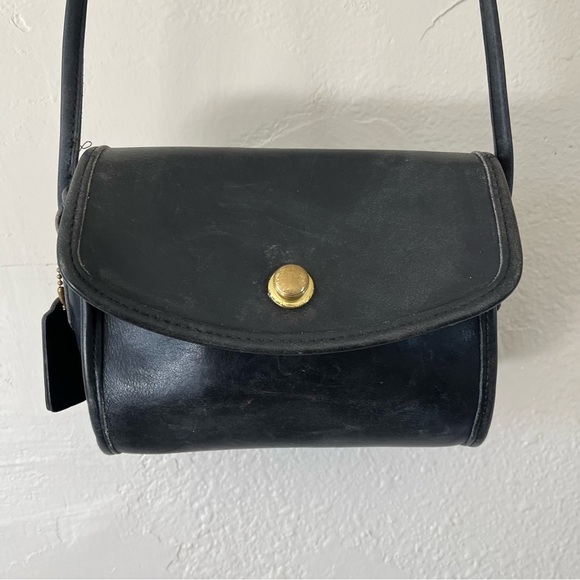 Coach | Black Leather Vintage Chrystie Bag - Picture 1 of 11